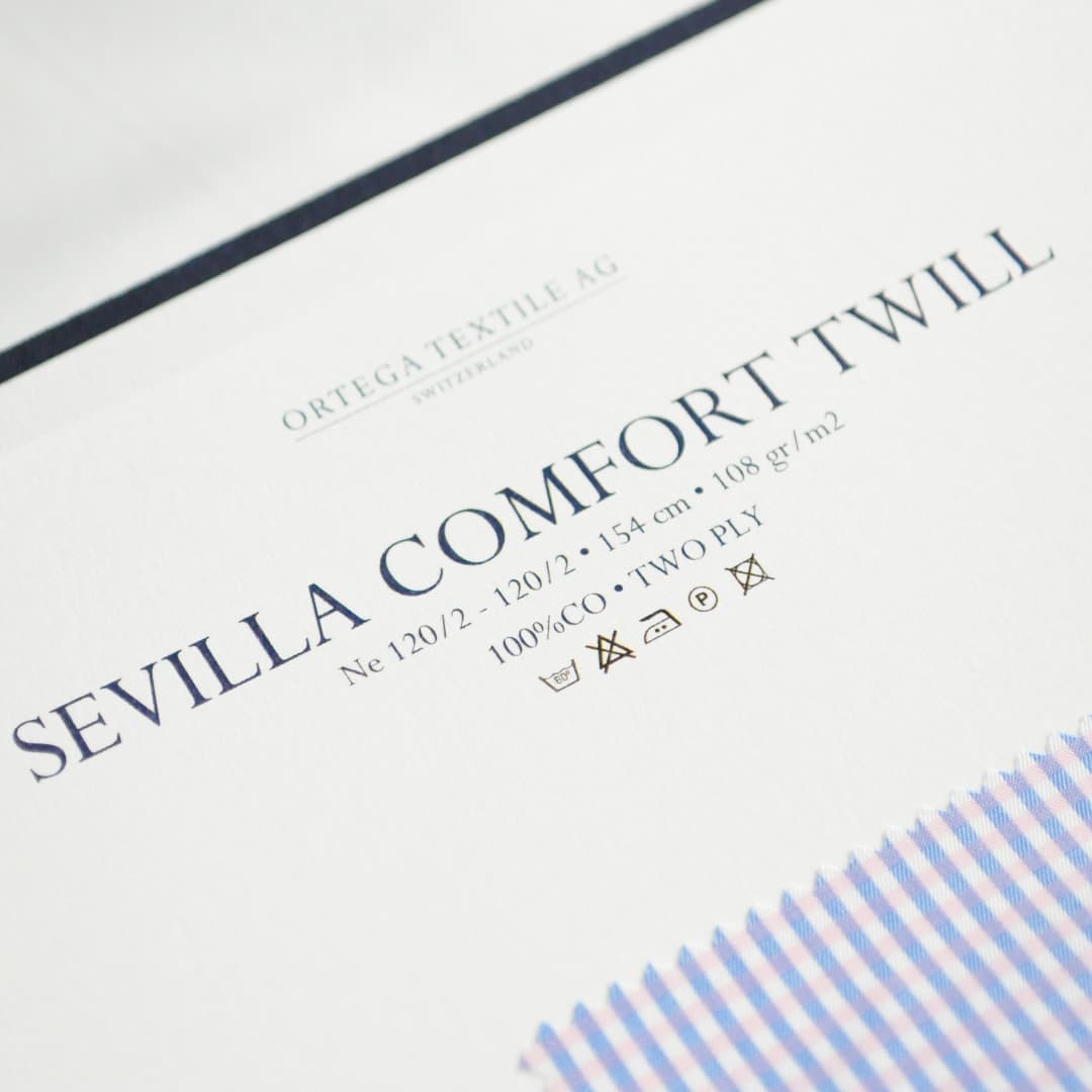 Sevilla Comfort Twill shirting fabric